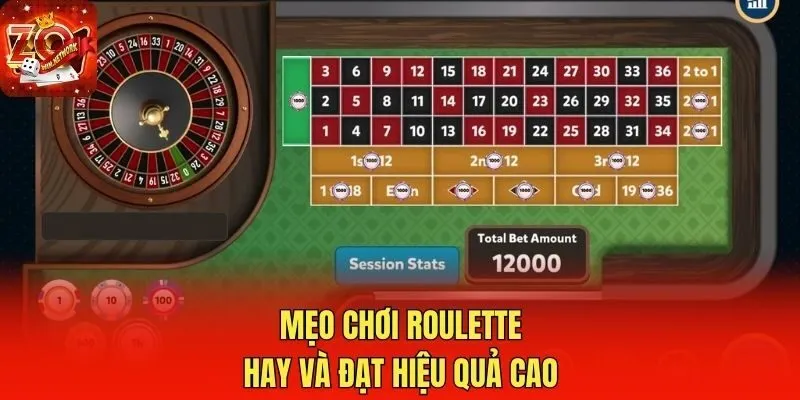 Mẹo chơi Roulette hay và đạt hiệu quả cao